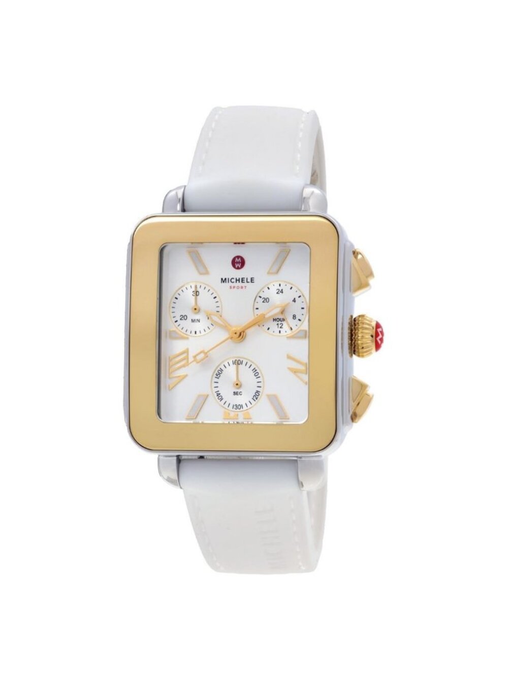 NWT Michele Deco Sport Silver-tone Dial Ladies Watch
